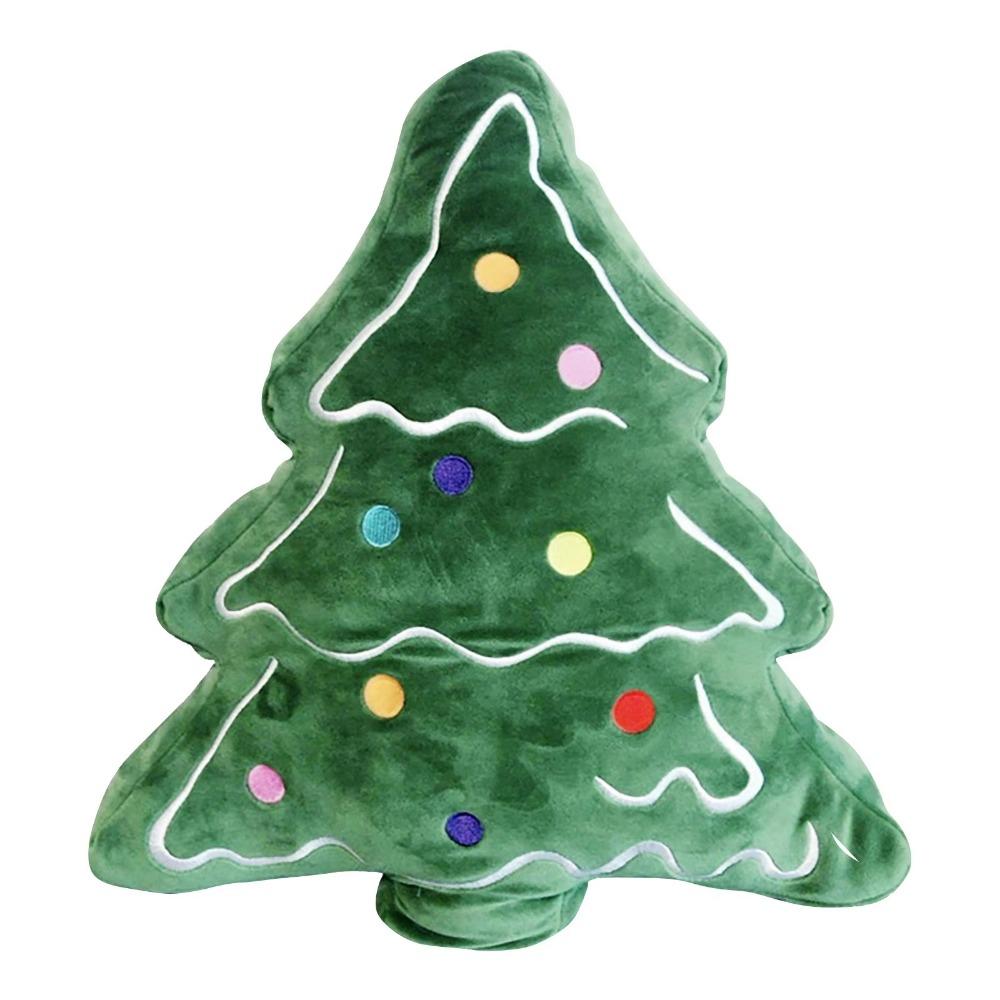 Skin-friendly Christmas Day Decorative Pillow Soft Christmas Tree Plush Toy  Birthday
