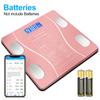 Smart Body Fat Scale Wireless Digital Bluetooth Electronic Weight Body Composition Analyzer Weighing Scale with Smartphone App