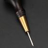 Stitching Awl Tool, Hand Leather Craft Sewing Gourd Shape for Punch Hole , 3mm