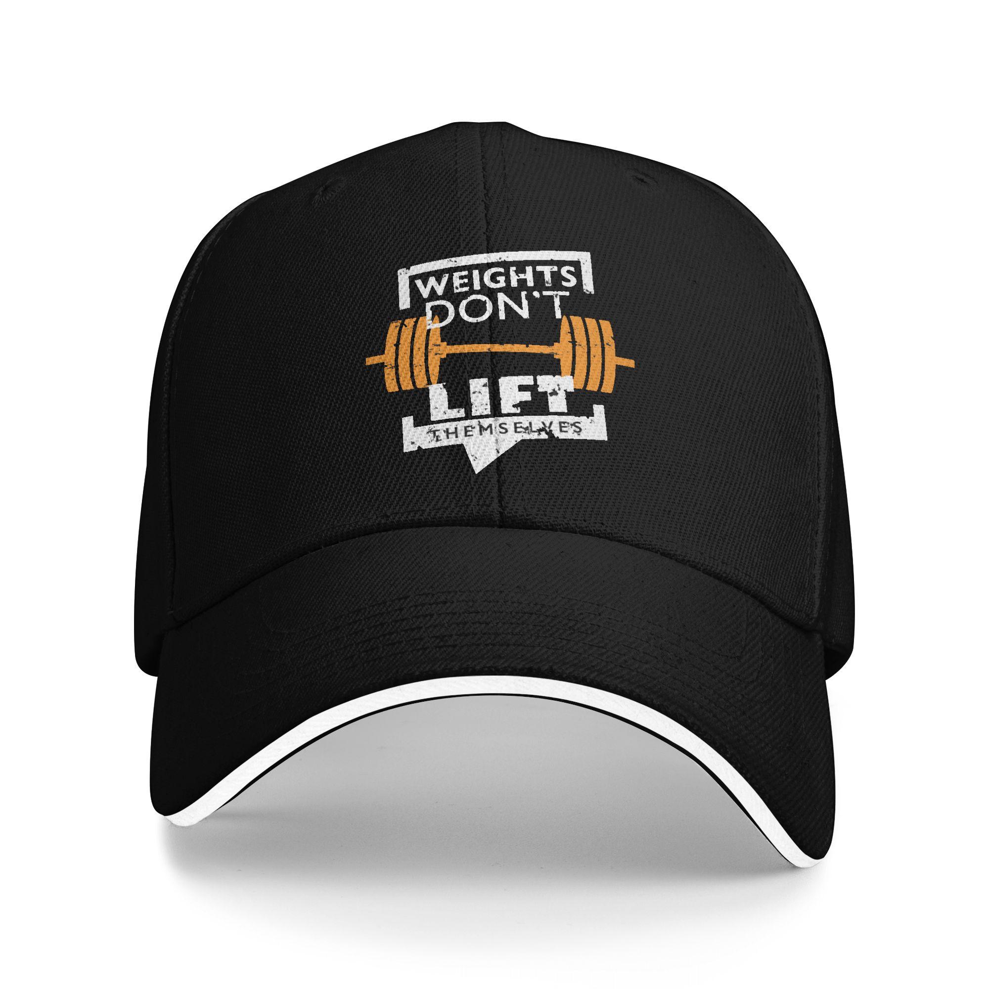 No Pain No Gain Gym Motivational Quote Baseball Cap for Unisex WoUnisex Breathable Bodybuilding Workout Dad Hat Outdoor Snapback Hats One Size