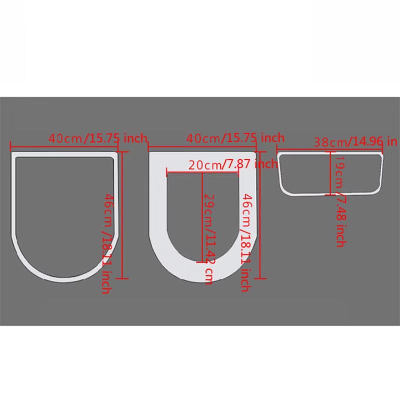 3 Pcs/set Soft Toilet Cover Home Decoration Toilet Seat Cover Water Tank Dust Cover European Style Lace Hem Toilet Cover