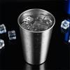 304 Edelstahl Kaffeebecher Wiederverwendbare Bierkrüge Tee Milch Wasser Tassen Geschirr für Camping Barware