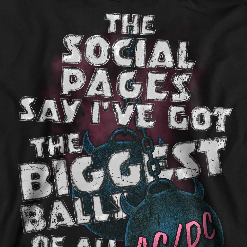 AC/DC Unisex Adult Big Balls Sweatshirt