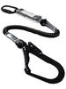 Lightweight Retractable Single 100kg or for Full Bellows Fall Arrest Safety 1 Steel Carabiner [DH PROTECTION] [New Standard] Lanyard, Type, Less,
