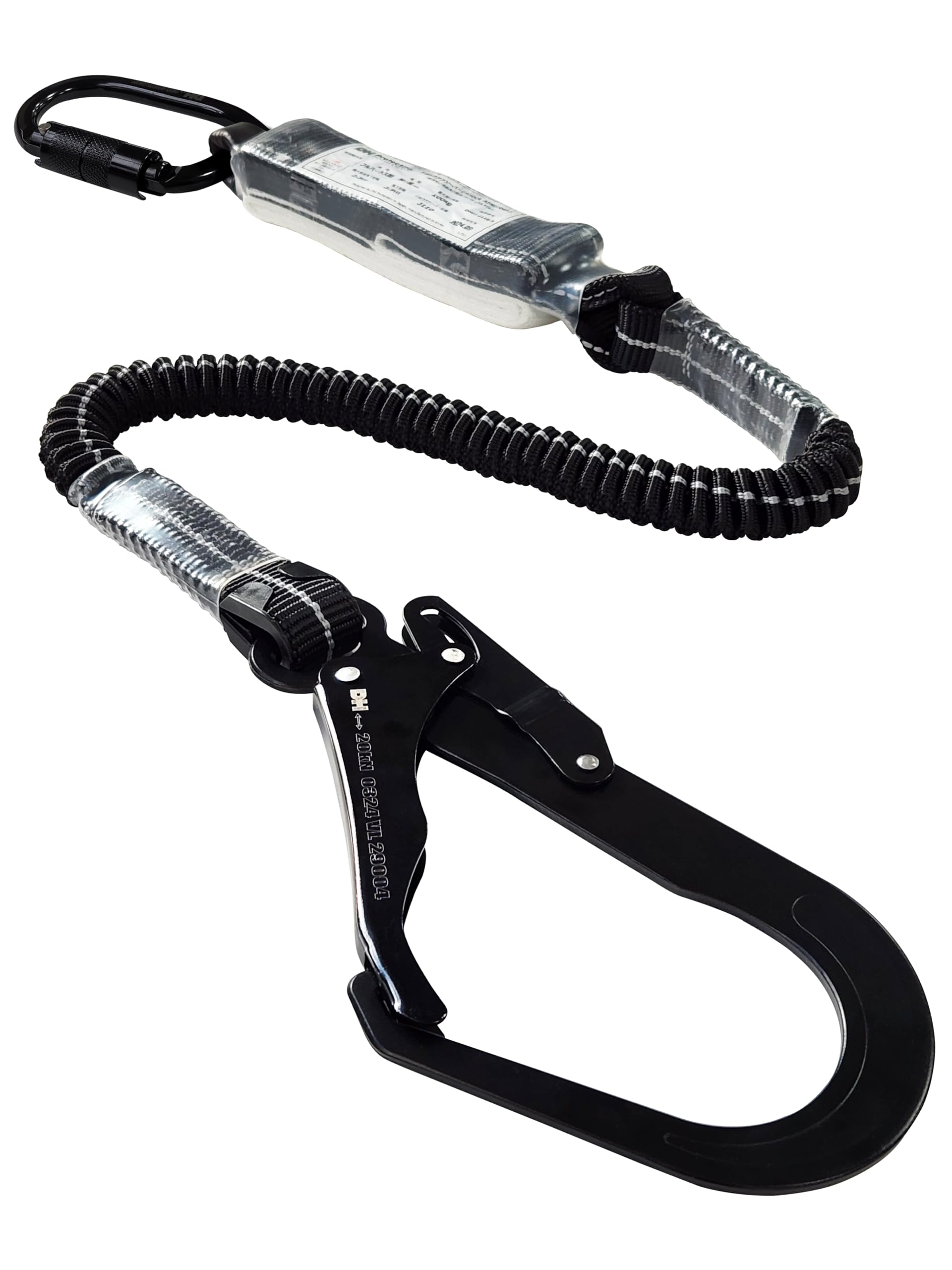 

Lightweight Retractable Single 100kg or for Full Bellows Fall Arrest Safety 1 Steel Carabiner [DH PROTECTION] [New Standard] Lanyard, Type, Less,