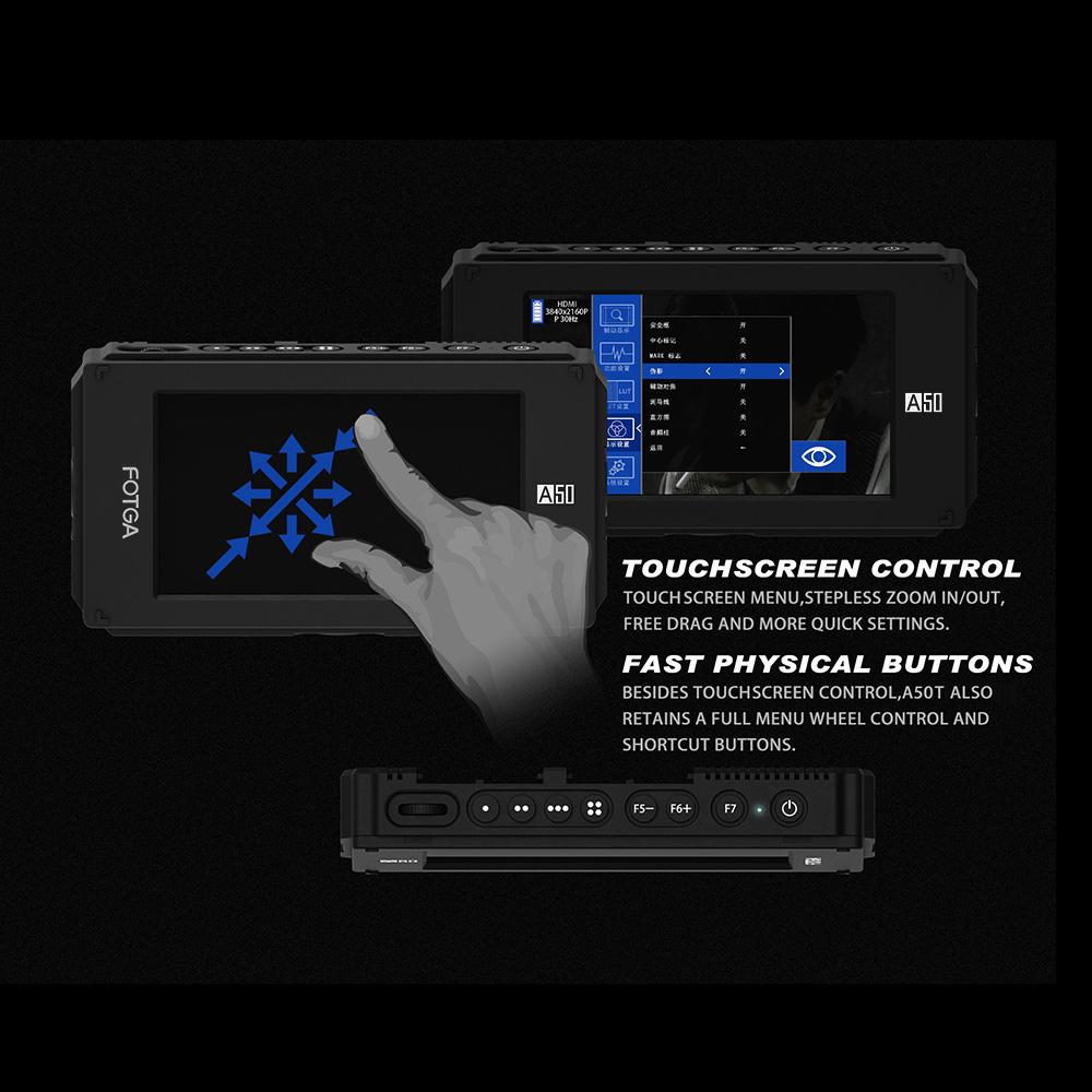 Fotga DP500IIIS A50T 5-inch FHD Video On-Camera Field Monitor, Touch - View #13