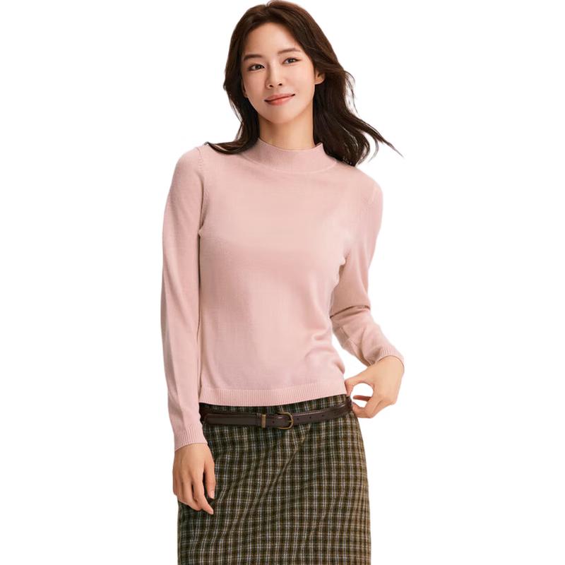 Semir Women's Merino Wool Half-High Neck Base Layer Sweater