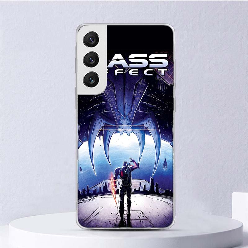 N7 Mass Effect Soft Case For Samsung Galaxy S25 S24 S23 S22 Ultra Phone Cover S21 S20 FE S10 Plus S25Edge + Funda Coque