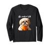 Funny Shih Tzu Coffee Dog T-Shirt for Men, Cute and Funny Dog Merchandise, Funny Clothes, Gift, Long Sleeve T-Shirt