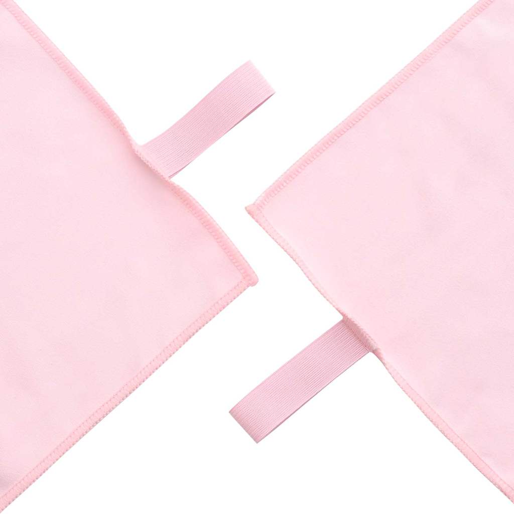 Sports Hand Towels 2 pcs Pink 50 x 30 cm Polyester and Polyamide