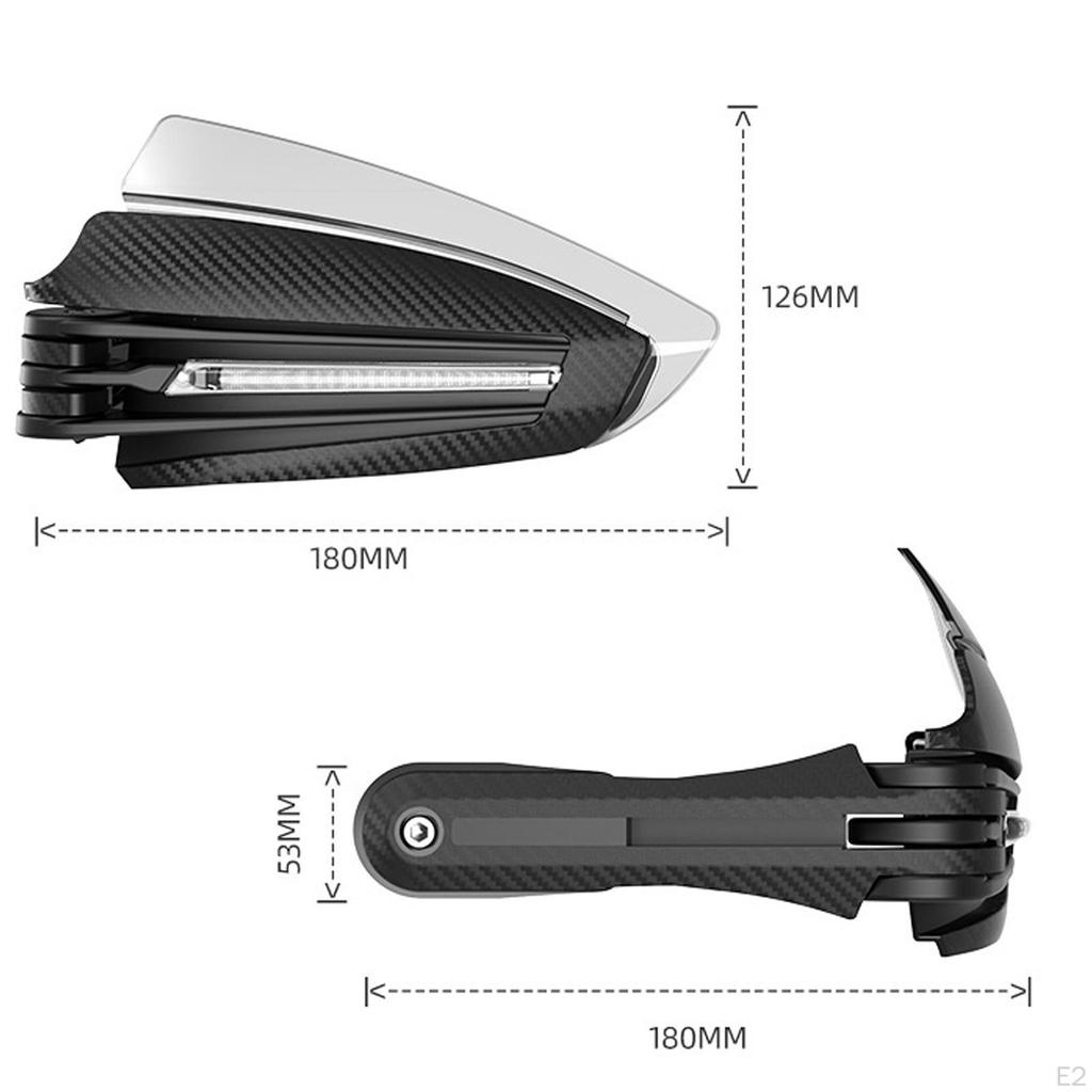 Motorcycle Handguards Hand Protector Windproof Stable Professional Modification High Performance