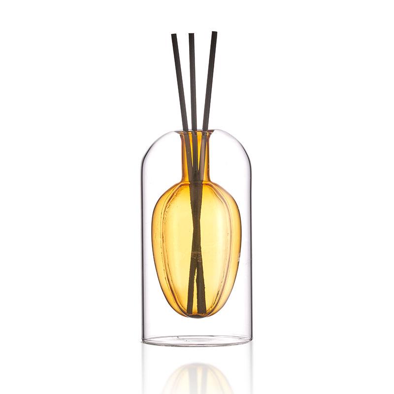 Simple Luxury Aroma Glass Vase - Muji-Inspired Essential Oil Holder