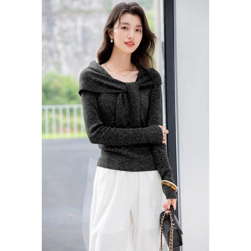 Mocana Women's 2-Way Wear Long Sleeve Knit Top