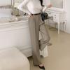 New ArrivalS Open Run Women S Pintuck Wide SlackS Back Band Straight pantS