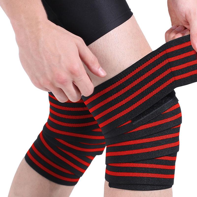 Profesjonalne Elastyczne Wsparcie Stawów: Unisex Ochraniacze na Kolana i Nogi do Martwego Ciągu