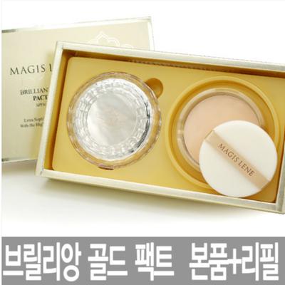 IPKN Magislene Gold Pact SPF30 PA++, No. 1 Radiant Beige SPF30 PA++, 1 Piece