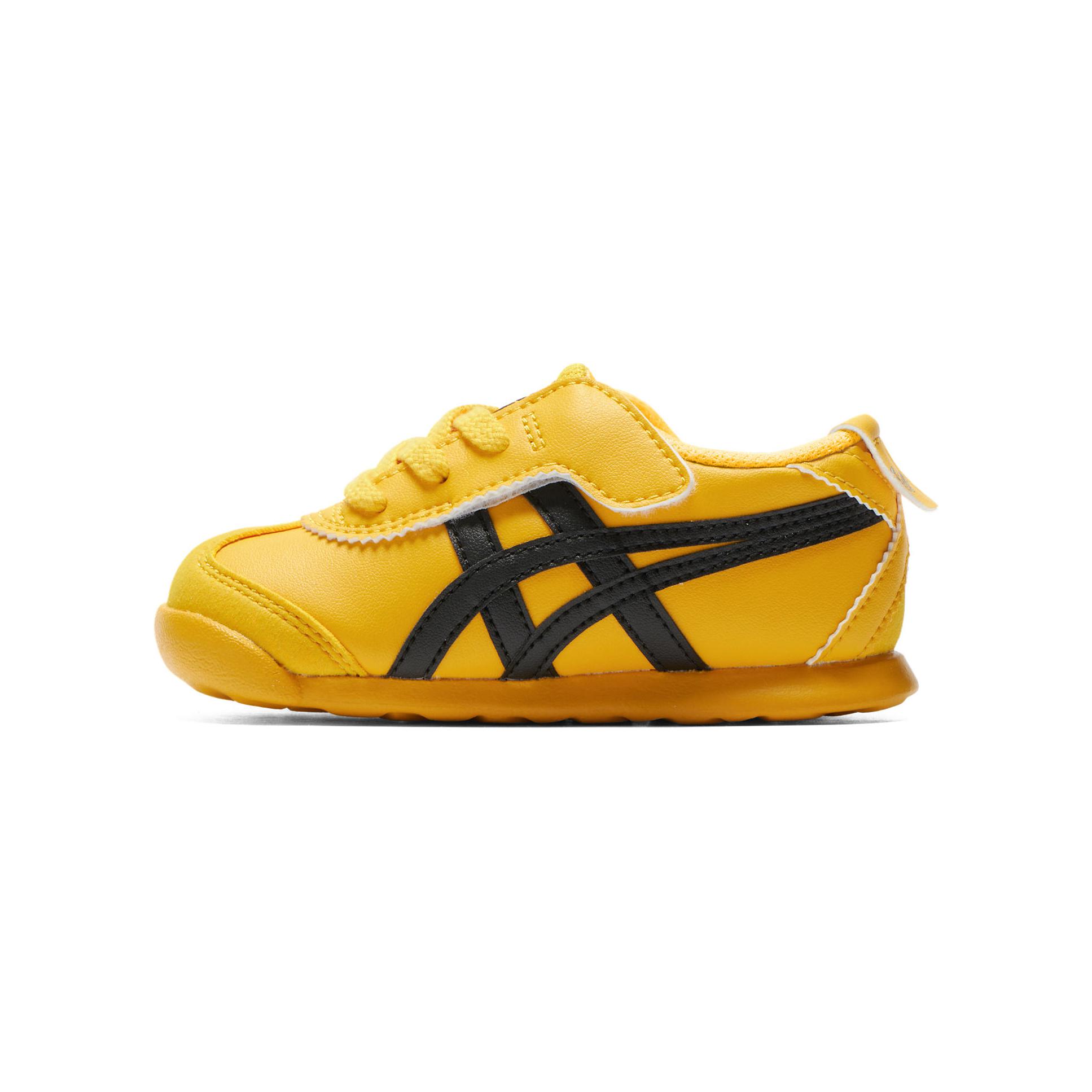 

ONITSUKA TIGER Mexico 66 Удобные Нескользящие Прочные Легкие Низкие Кроссовки для Ходьбы Детская Обувь Желтый Черный 1184A074-752 22.5