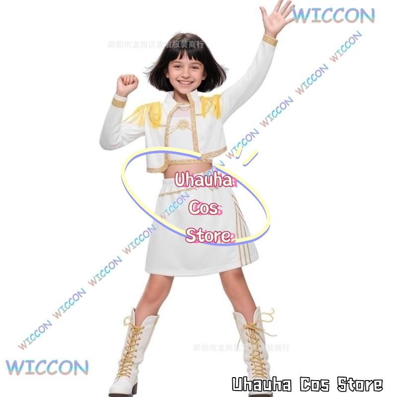 Anime Kpop Démon Děti Lovec Cosplay Rumi Zoey Mira Cosplay Kompletní Oblek Dívčí Styl Dětské Oblečení pro Pódiová Vystoupení Sál