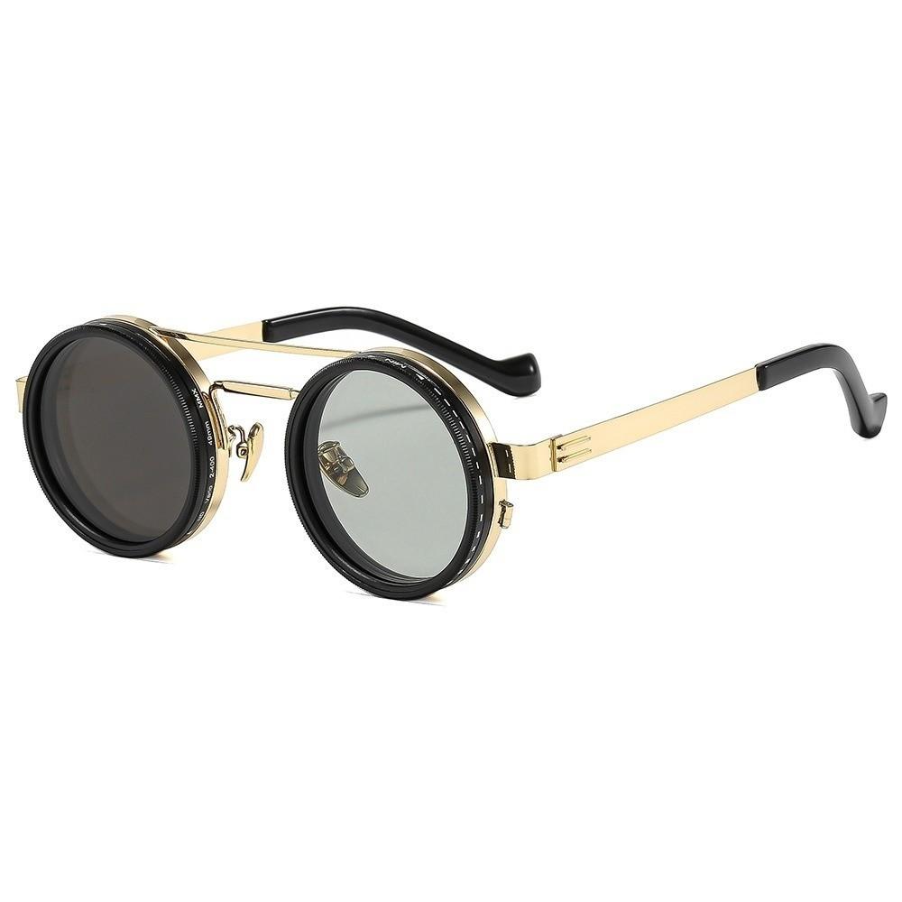 ND9 Adjustable Dimming Glasses Round Outdoor Eyewear Clarity Fishing Sunglasses  Cycling