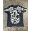 Camiseta Aflição Americana Lavada Nova Chegada Roupas Masculinas Camiseta Homem Camisetas Gráficas Homem Camiseta para Homens Ropa Hombre