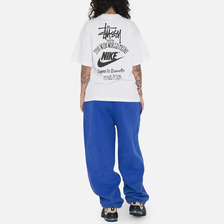 Nike X Stussy SS23 T Shirt Asia Version Men's White DV1775-100