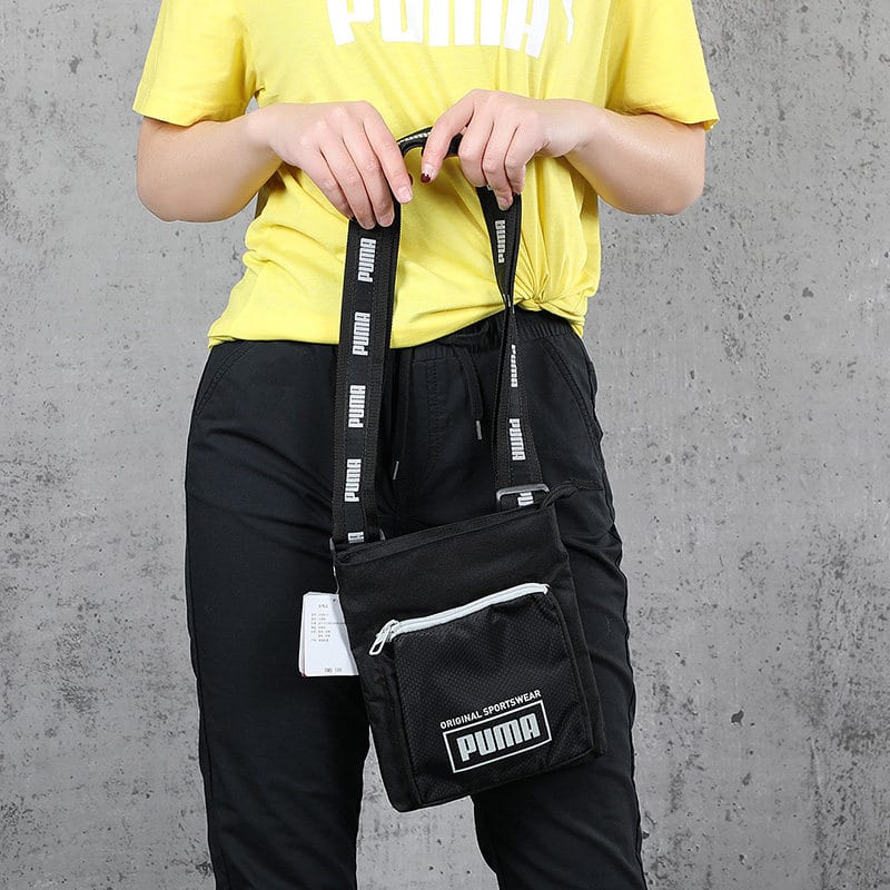 PUMA Fabric Shoulder Bag, Crossbody Bag Regular Unisex Black 076926-01