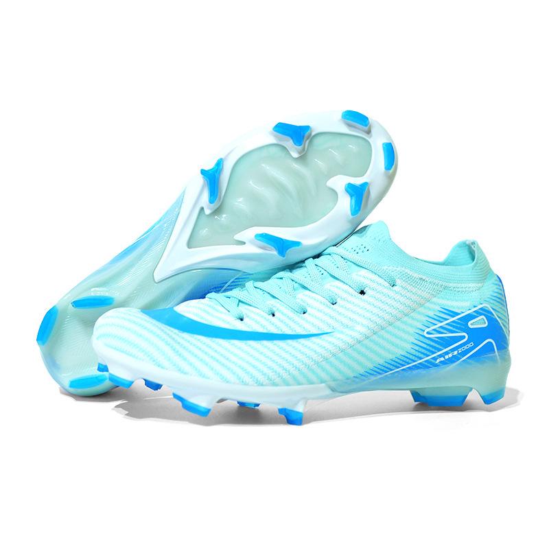 Unisex Low-Top AG Long Studs Football Boots for Outdoor Grass & TF Turf, Professional Quality.