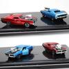 1:32 Challenger Vintage Classic Alloy Car Model Diecasts Toy With Sound and Light Vehicles Decoration Toys For Kids Gift