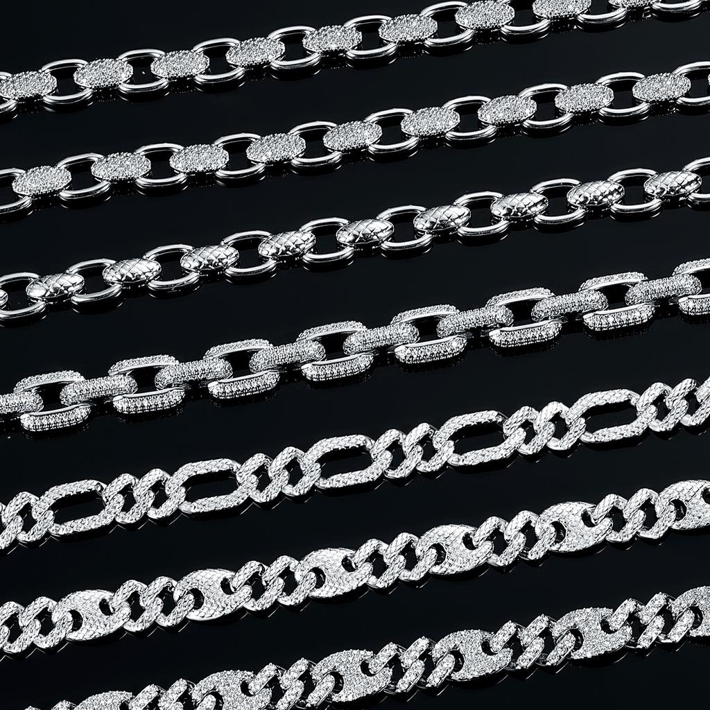 A New Spring Buckle Rhombus Zircon Bracelet Is Designed by Heavy Industry, Niche Hiphop Is Popular In Europe and the United States