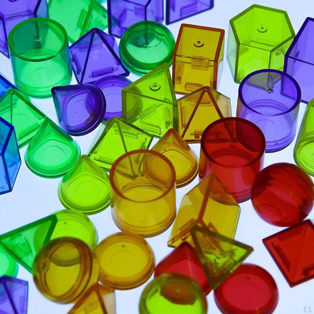 Small Geometric Solids Montessori Toys Sensory for Living Room Unisex