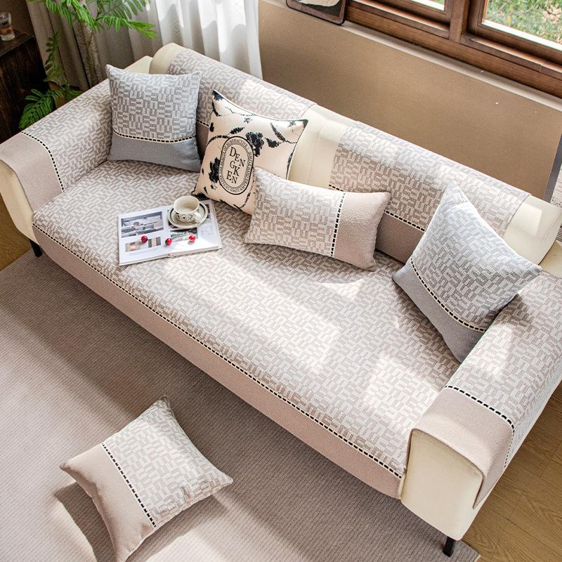 Chenier Sofa Cushion Is Simple And Advanced, All-Season Universal Cover, Non-Slip Sofa Cover  New Wear-Resistant