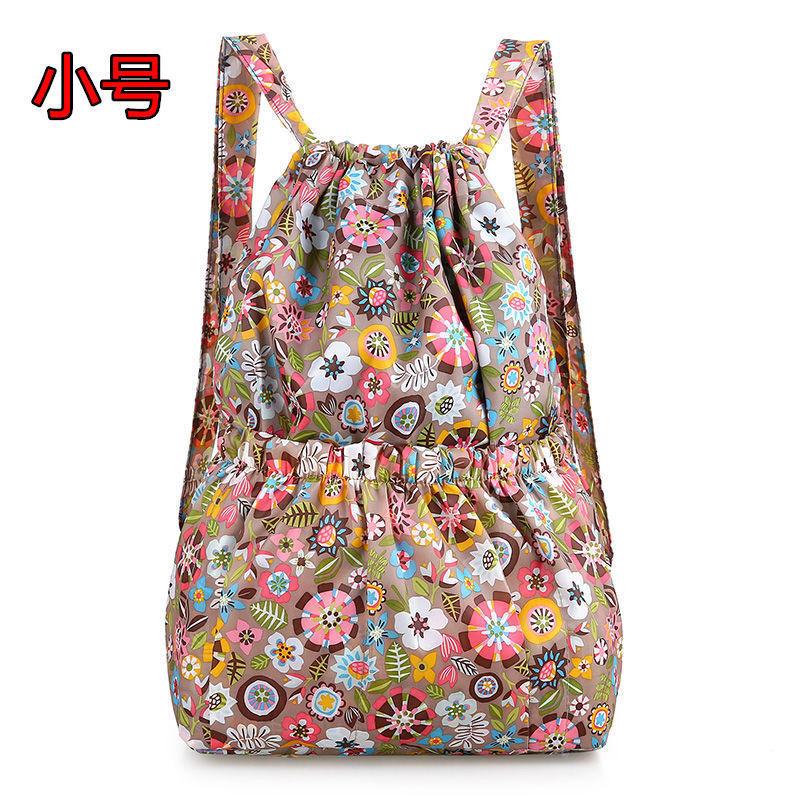 

Новый женский модный простой рюкзак с принтом, сумка-мешок на шнурке, рюкзак, легкий и износостойкий рюкзак большой вместимости