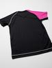 Mizuno Volleyball Apparel, Short Sleeve Game Shirt, Moisture-Wicking, Quick-Drying, Unisex, V2MA8001, Size 98, Black x Berry Pink, L