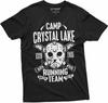Crystal Lake Løbehold T-shirt Herre Gyser Jason Maske T-shirt Klassisk Film T-shirt
