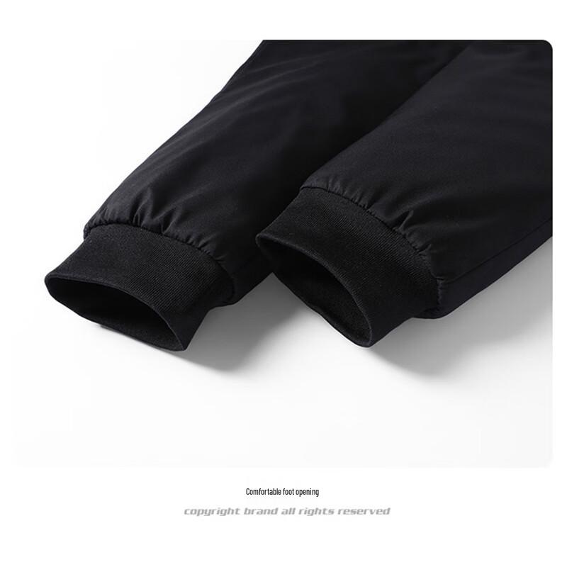 Men's Fleece-Lined Straight-Leg Casual Pants