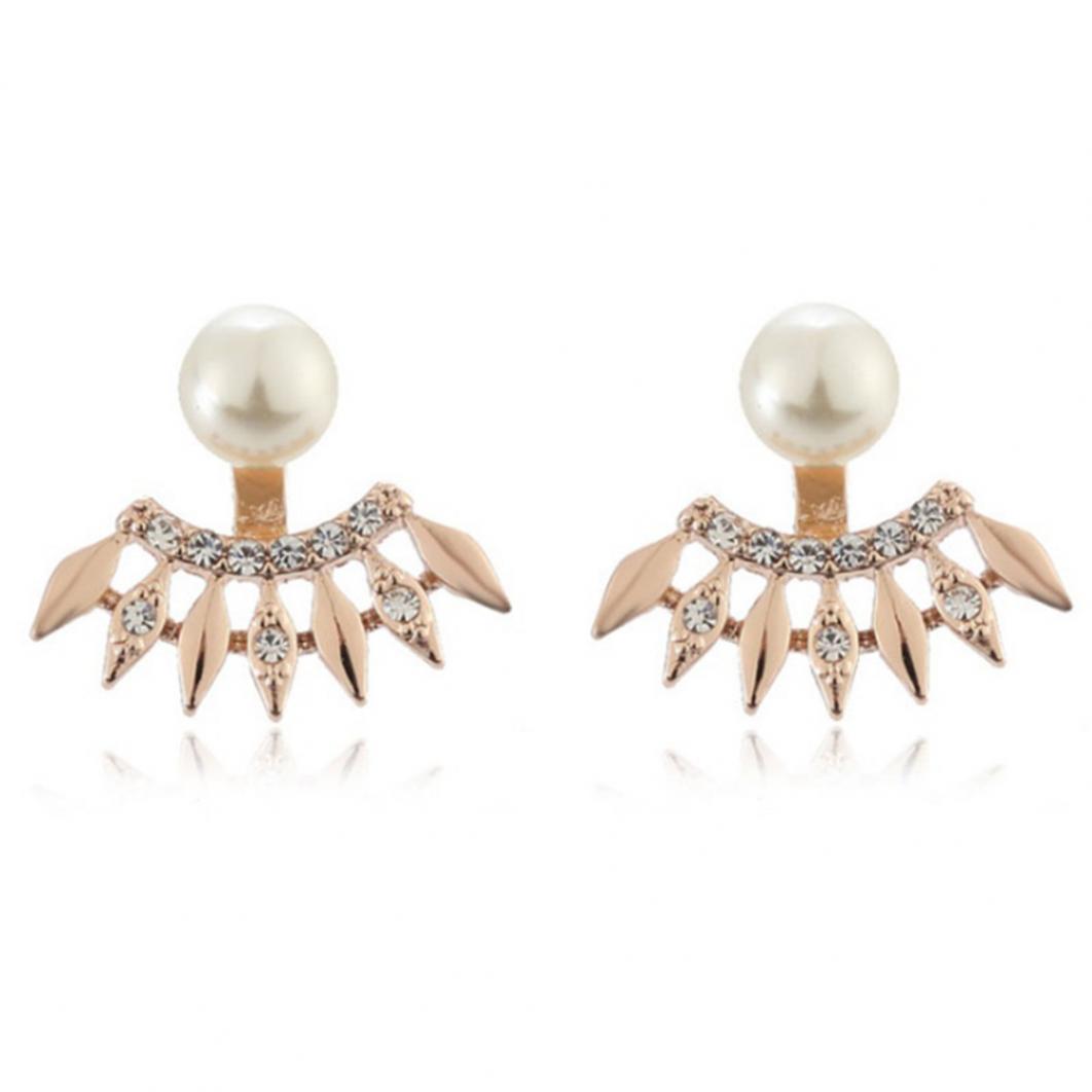 

Женская мода из искусственного жемчуга Очарование Дизайн Кулон Серьги Ожерелье Ювелирные изделия розового золота