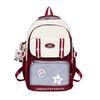 Schoolbag, Hand-held Tutorial Bag, Korean Version of Instagram, Large-capacity, College-style, Color-blocking Middle School Backpack