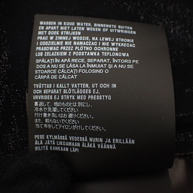 Prada UJN861 L Short Sleeve T-shirt Black Cotton Mens