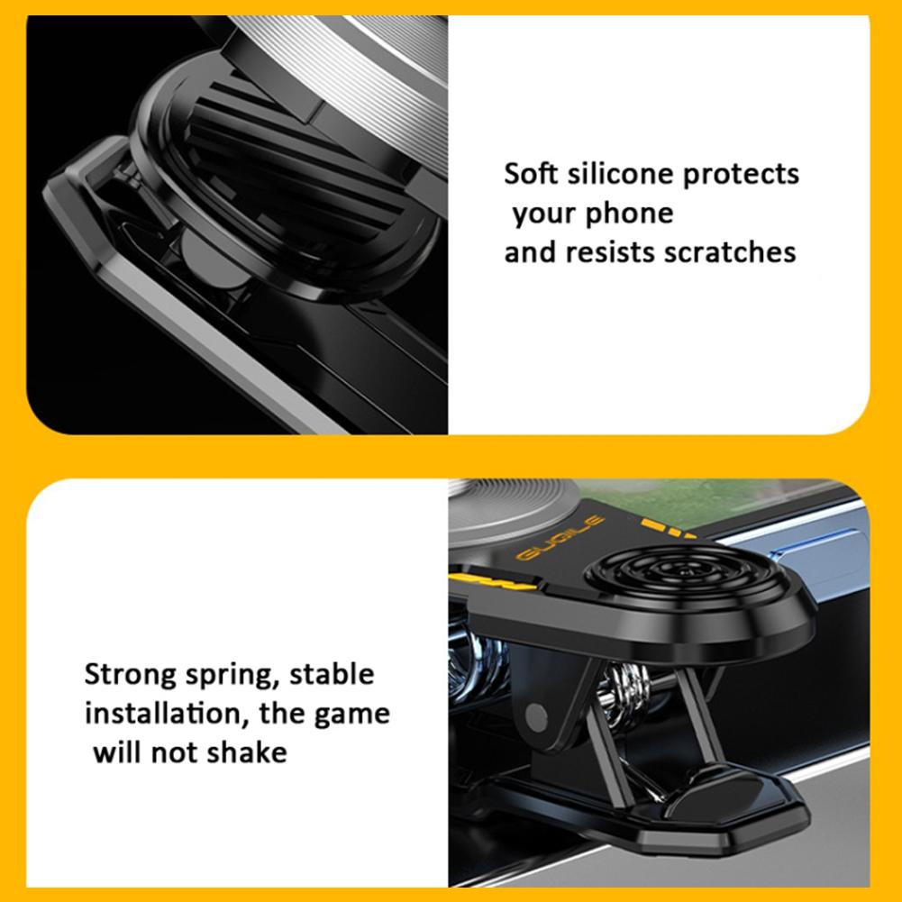 Mobile Phone Game Clip Mount Joystick with Finger Sleeves Upgrade Game Control Touch Screen Joypad Game Controller Auxiliary 5