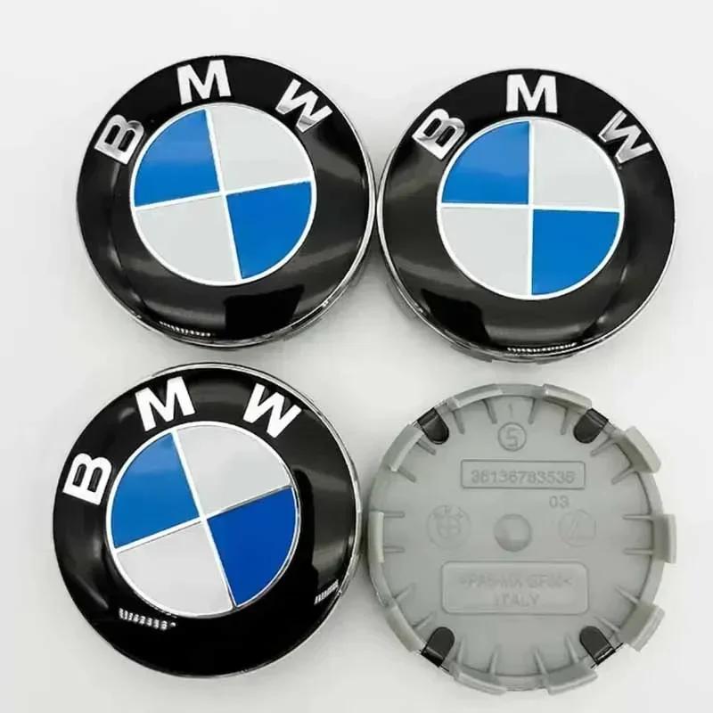 VLBA5 -4PC 56mm 68mm Car Wheel Center Covers For BMW E36 E46 E53 E90 E91 E60 E61 E93 E87 E84 X1 X3 X5 E70 E71 X6 M3 F30 F20 F10 F11 G3