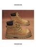 2024 Wear-Resistant Genuine Leather Men's Martin Boots - Warm, Stylish British Workwear for Autumn/Winter