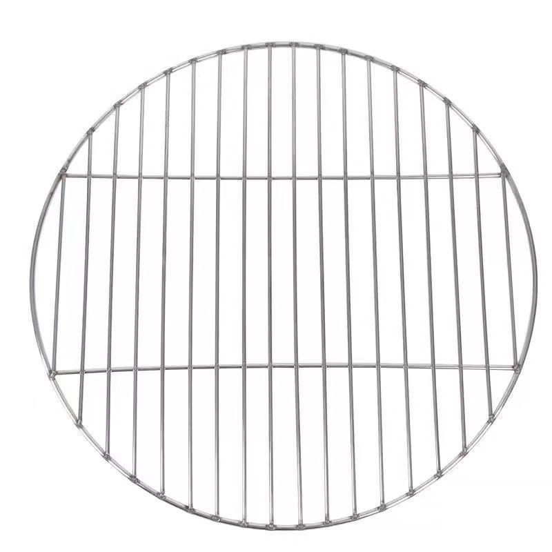 Round Thickened Stainless Steel BBQ Grill Net & Steamer Rack