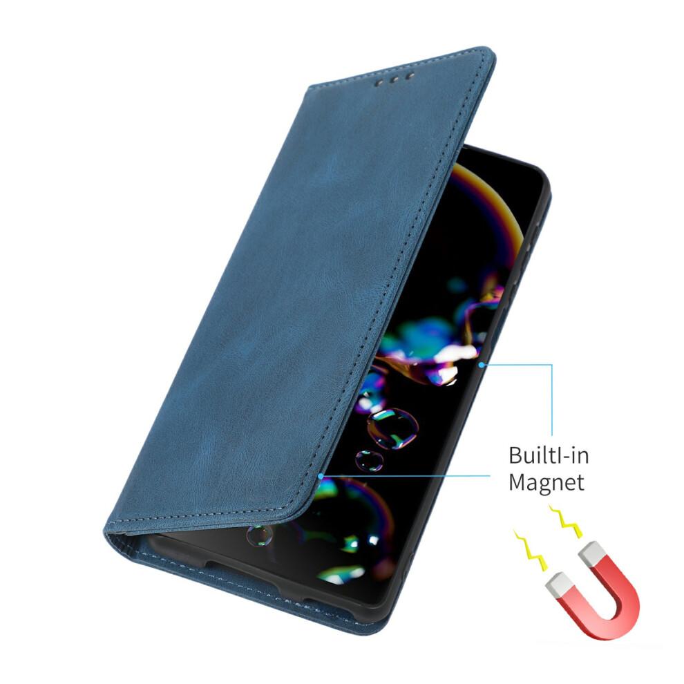 (iPhone Air, Blue) For iPhone Air Case Wallet Magnetic Closing Leather Flip Phone Cover