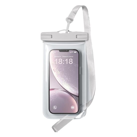 

Waterproof Cell Phone Pouch Underwater Bag Case Lanyard Cell Phone Dry Beach Swimming Kayaking Boating Clear серый