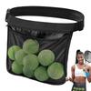 Verstellbarer Gurt Ball Hüfttasche Netzmaterial Pickleball Tragetasche Laufen Sport