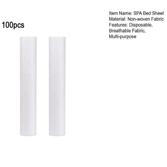 50/100Pcs/Roll Disposable Massage Table Sheets Foldable Lightweight Soft Breathable Non-woven Fabric SPA Tattoos Waxing Table Bed Cover