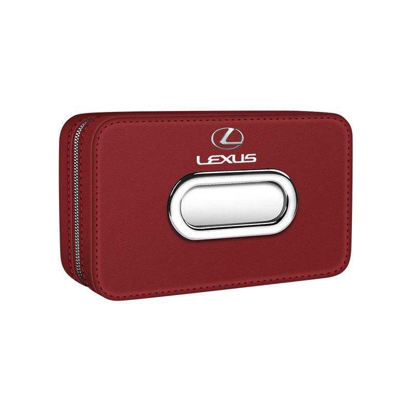 WRSP5 Lexus F SPORT ES UX 300e GS GX IS LBX NX RX High-Capacity Car Interior Tissue Box Kleenex Storage Bag Accessories
