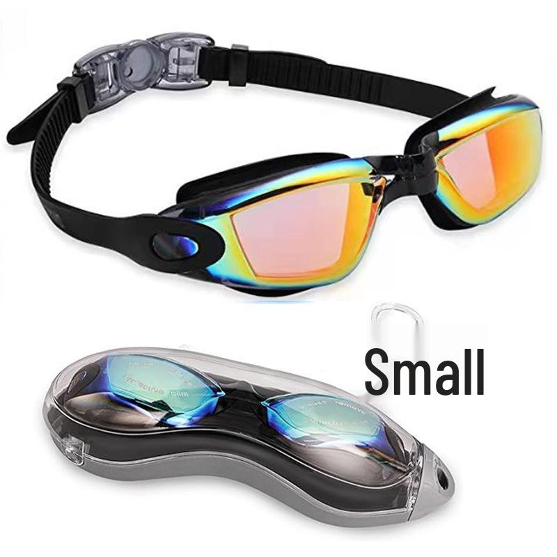 High-Definition Anti-Fog Myopia Silicone Swim Goggles Set