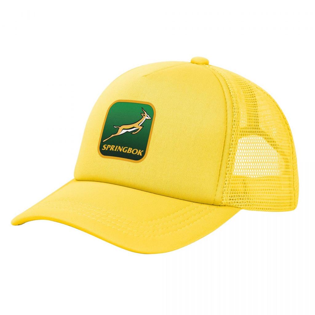 South Afric Springbok Rugby Trucker Caps Unisex Women Fashion Hats Sun Caps Sports Cap Snapback Caps Mesh Baseball Cap Summer