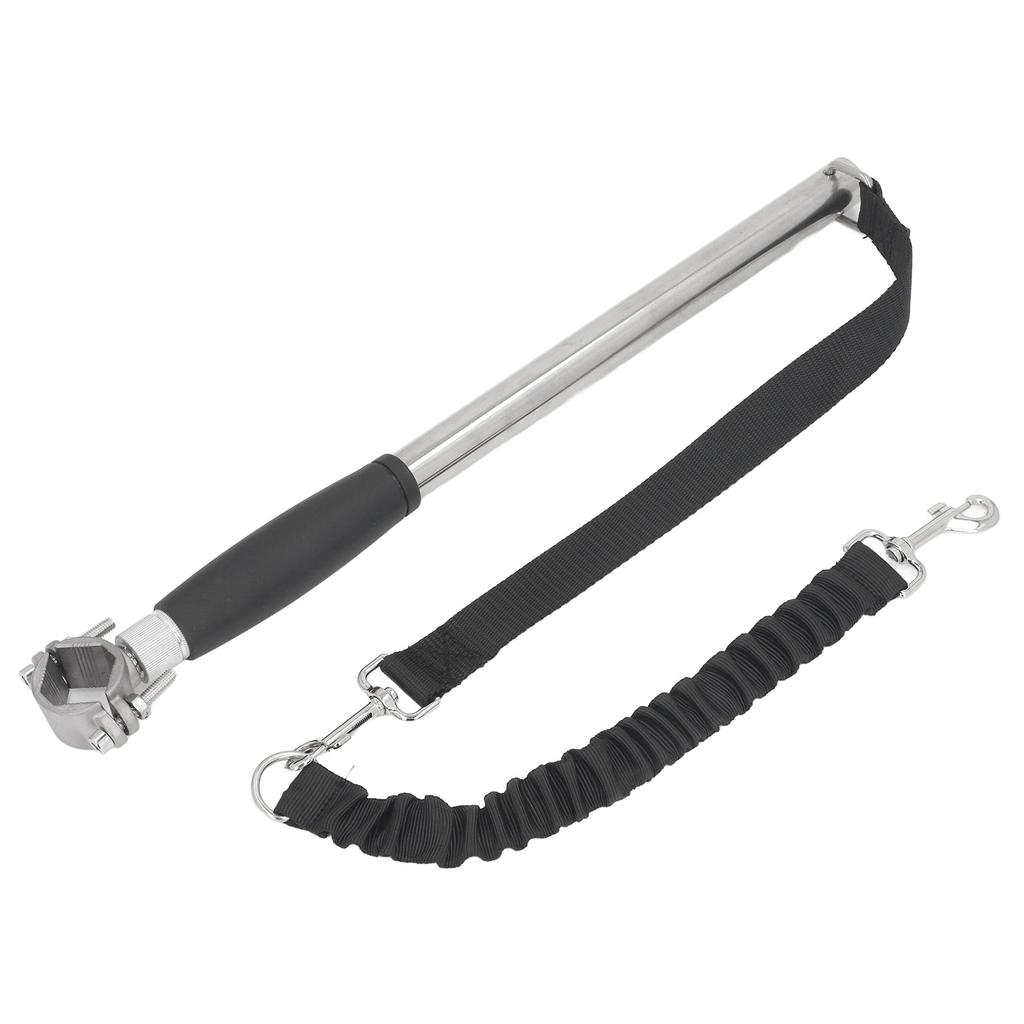 Retractable Bicycle Dog Leash High Strength Stainless Steel Safety Dog Bike Exerciser Leash for Exercising Training